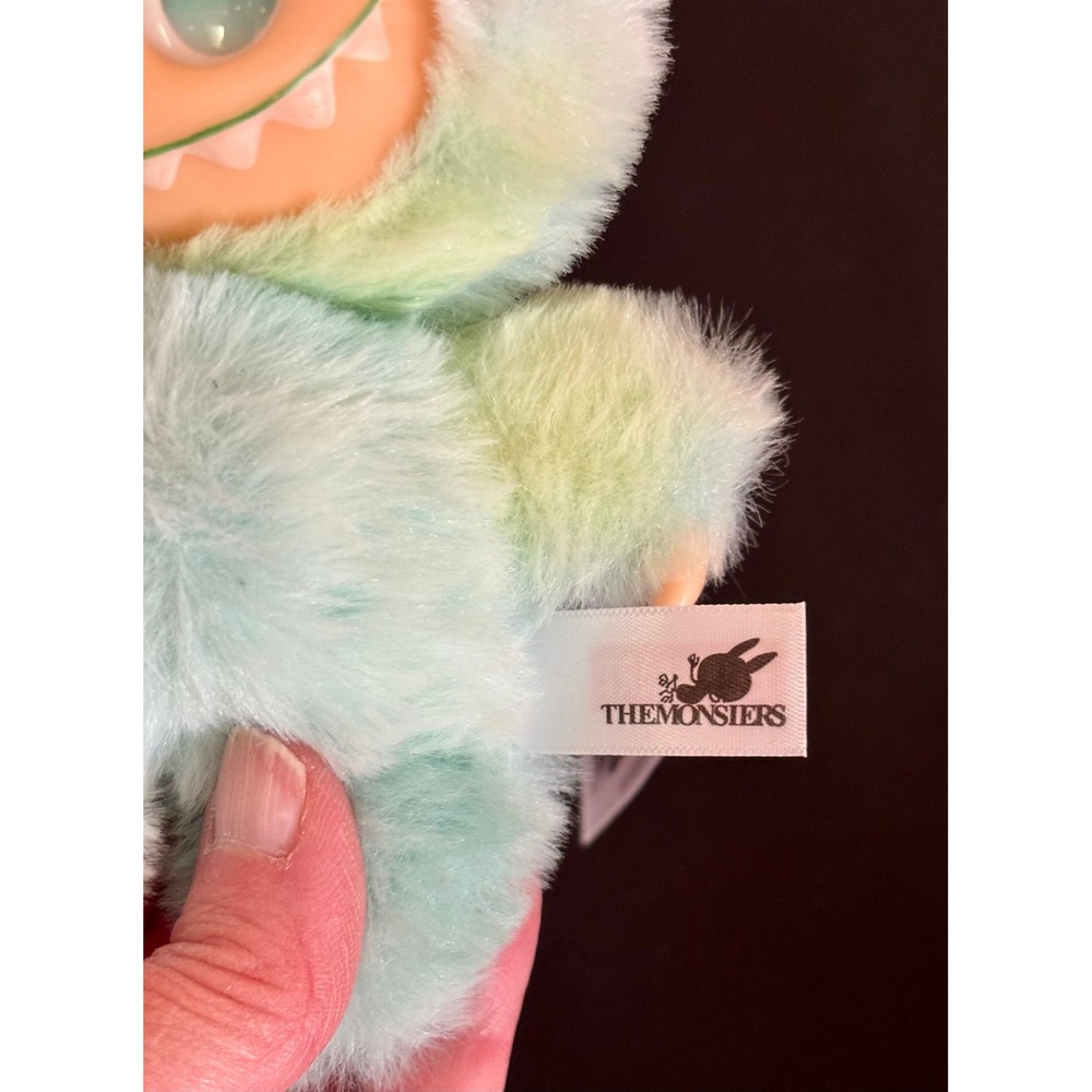 Pop Mart The Monsters Labubu Plush Doll Serenity Gray All Black Lot Authentic - Picture 6 of 8